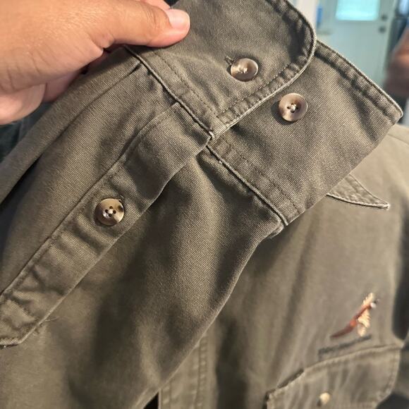 Cabela’s Green Button-Up Hunting Shirt - Picture 5 of 7